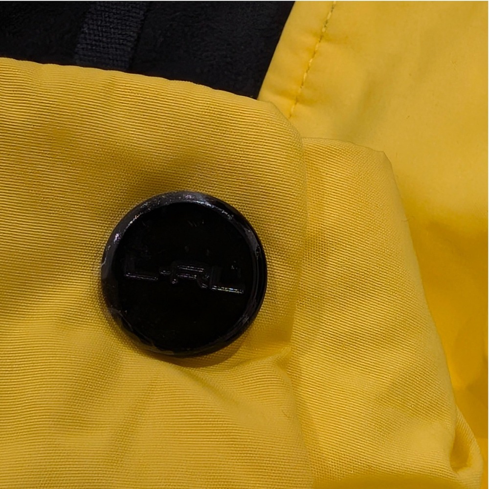 Ralph Lauren L RL Active Women's Yellow Black Colorblock Puffer Vest Size L - Picture 11 of 12